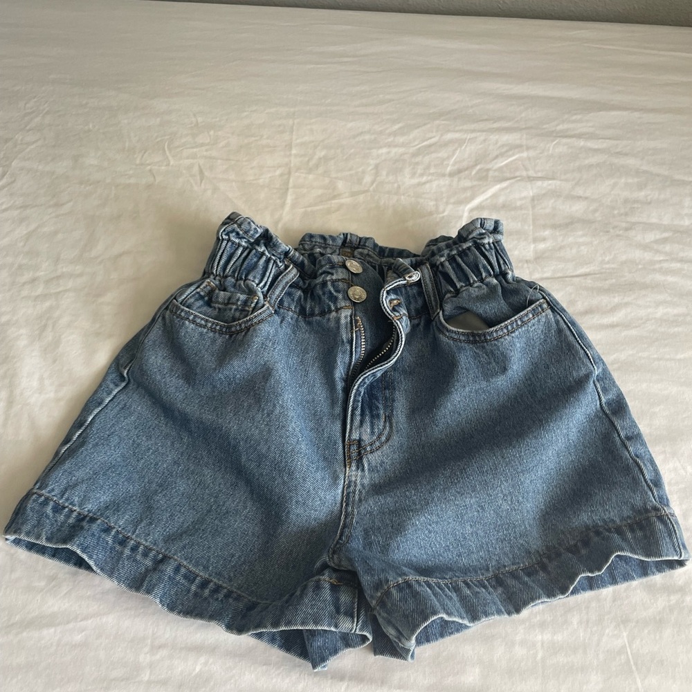Denim shorts